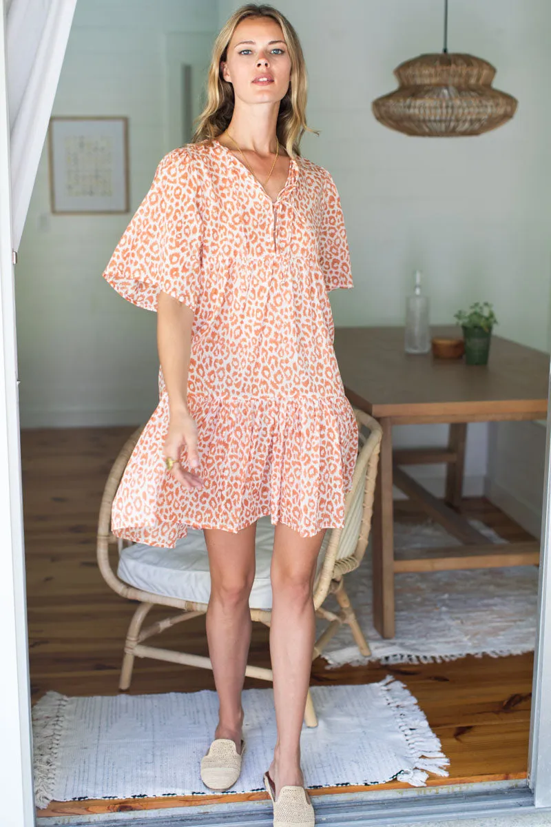 Isla Dress - Sunbaked Leopard Organic sold by Emerson Fry product image thumbnail 4