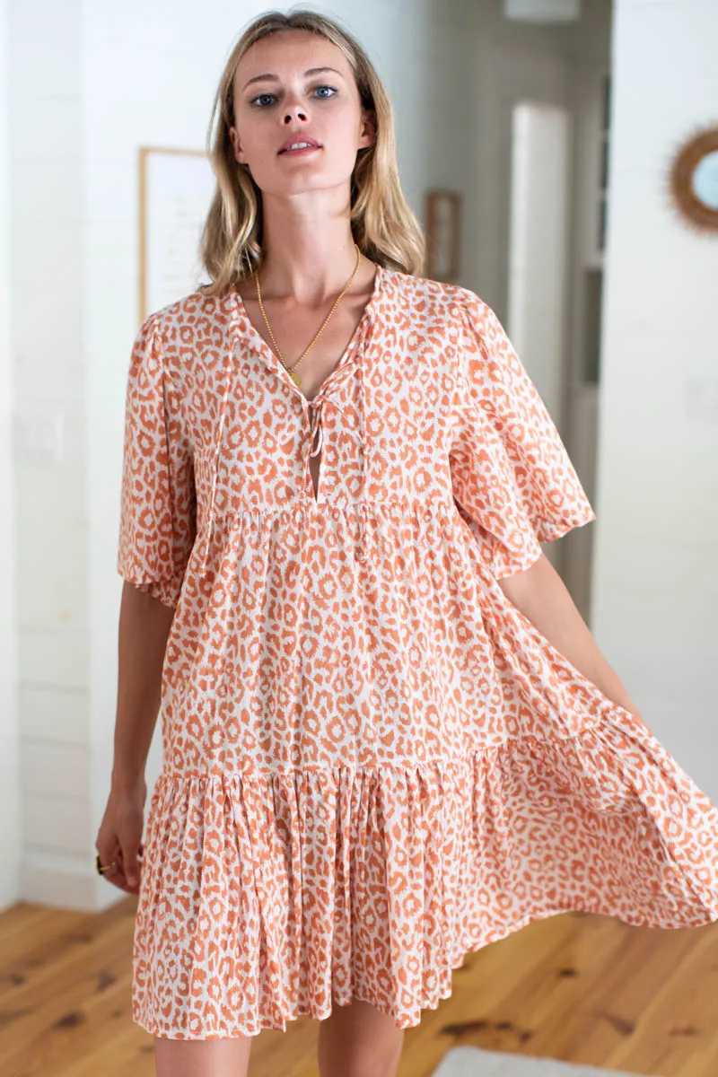 Isla Dress - Sunbaked Leopard Organic sold by Emerson Fry product image thumbnail 5