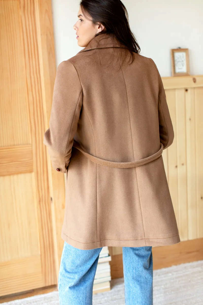 Bon Peacoat - Camel Wool Cashmere sold by Emerson Fry product image thumbnail 4