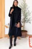 Julius Long Coat - Black Wool Cashmere sold by Emerson Fry