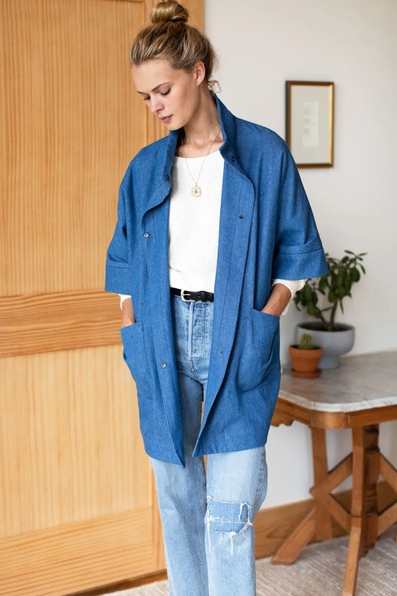 Denim Layering Jacket Shell - Indigo Denim sold by Emerson Fry product image thumbnail 3