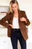 Atelier Blazer - Walnut Wool Cashmere sold by Emerson Fry