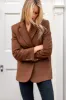 Atelier Blazer - Walnut Wool Cashmere sold by Emerson Fry