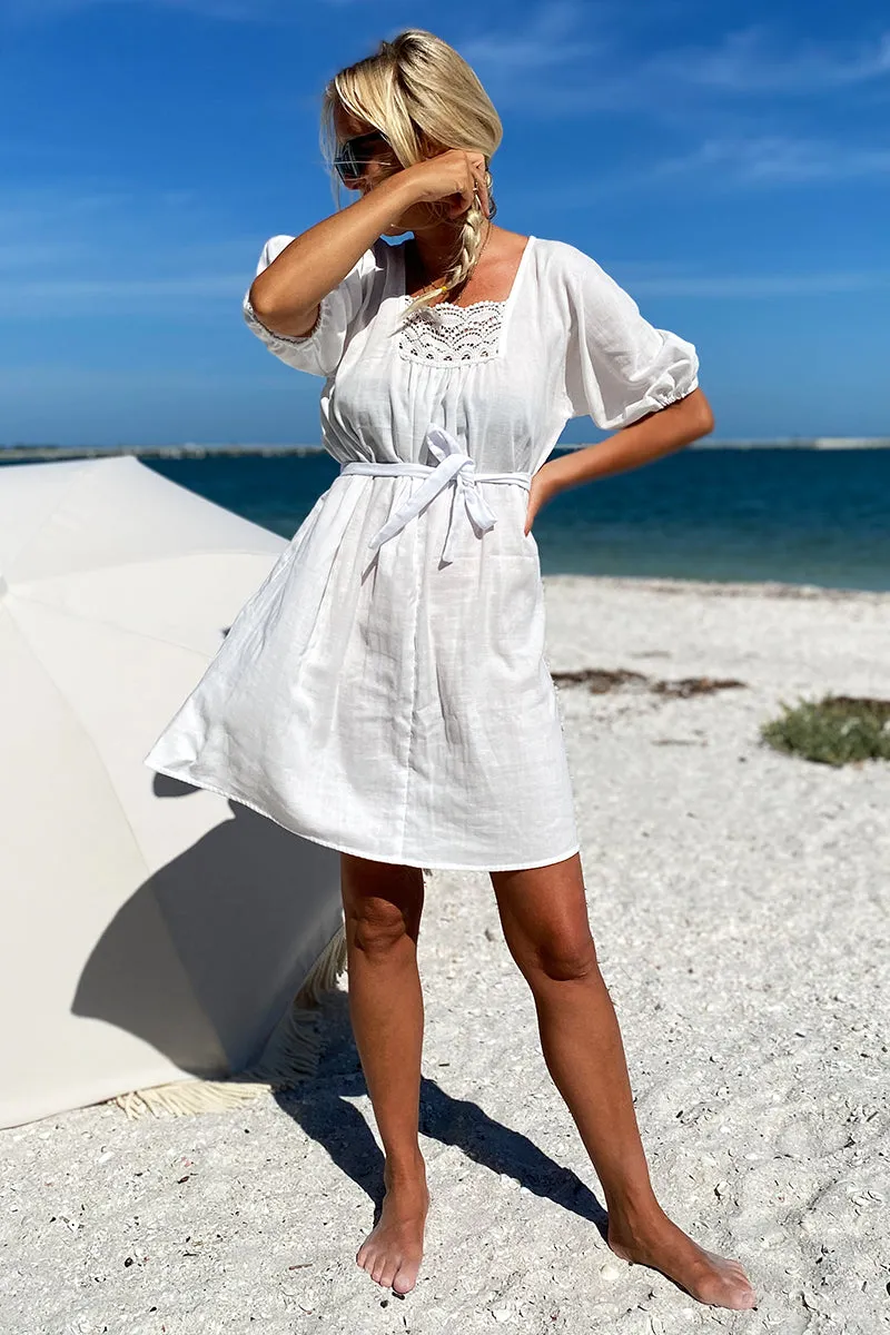 Rosemary Dress - White Organic sold by Emerson Fry