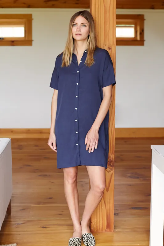 Emerson T Dress - Navy sold by Emerson Fry