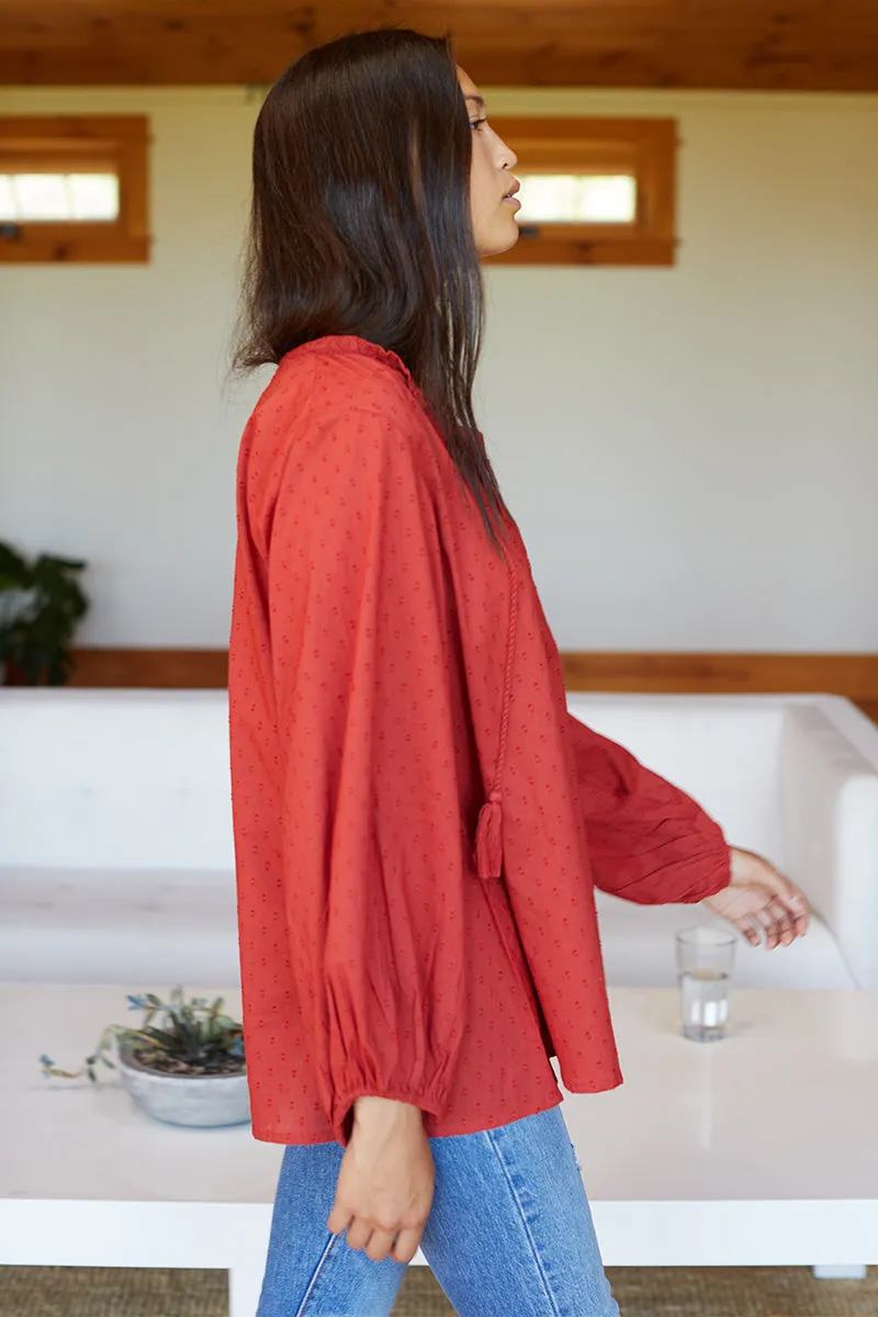 Bardot Top - Grenadine Dots sold by Emerson Fry product image thumbnail 5