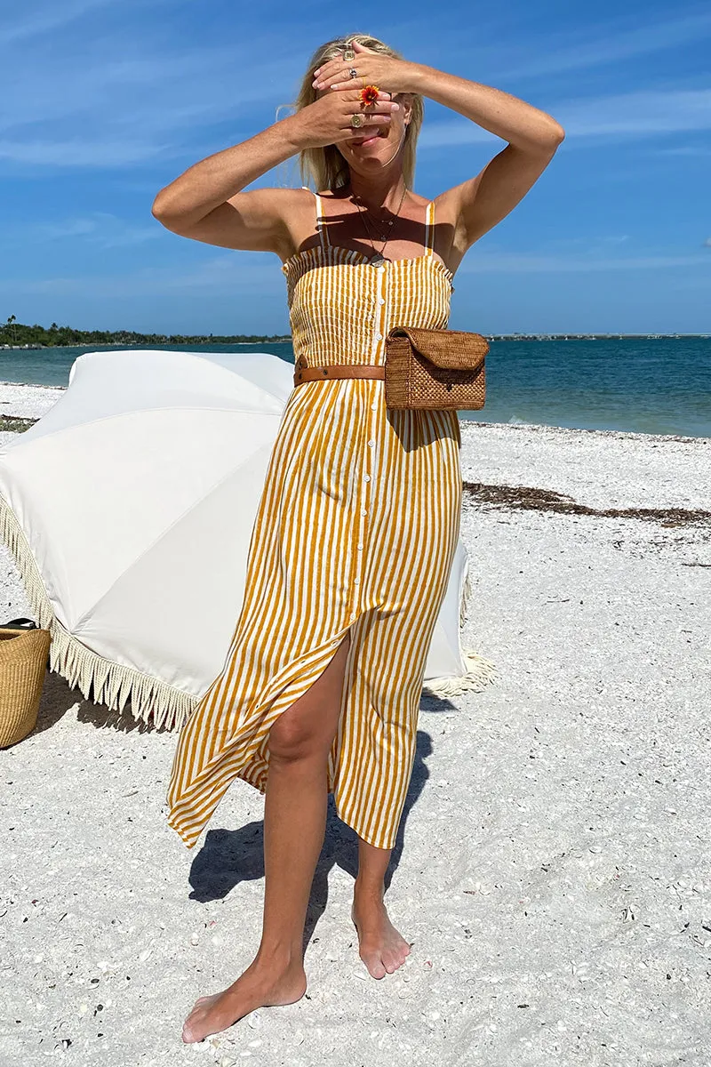 Santiago Sundress - Marigold Stripe sold by Emerson Fry product image thumbnail 5