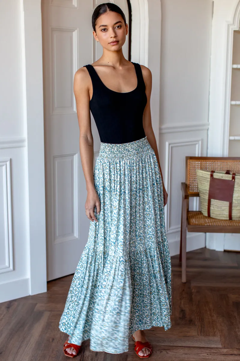 Shirred Skirt - Cypress sold by Emerson Fry product image thumbnail 3