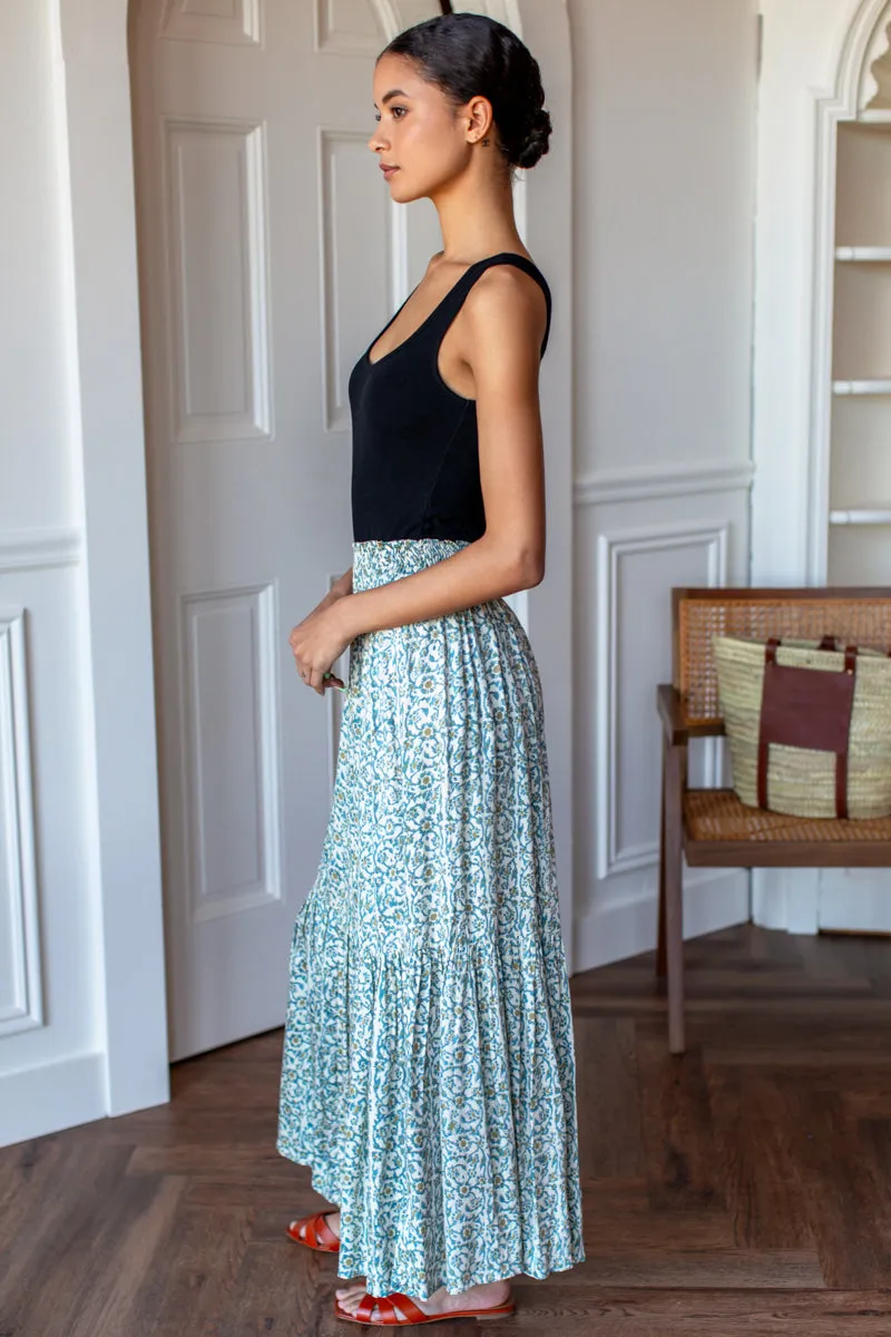 Shirred Skirt - Cypress sold by Emerson Fry product image thumbnail 2