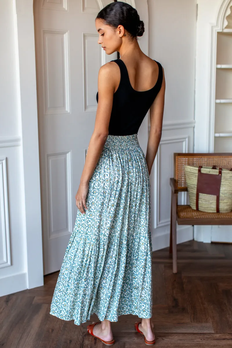 Shirred Skirt - Cypress sold by Emerson Fry product image thumbnail 4