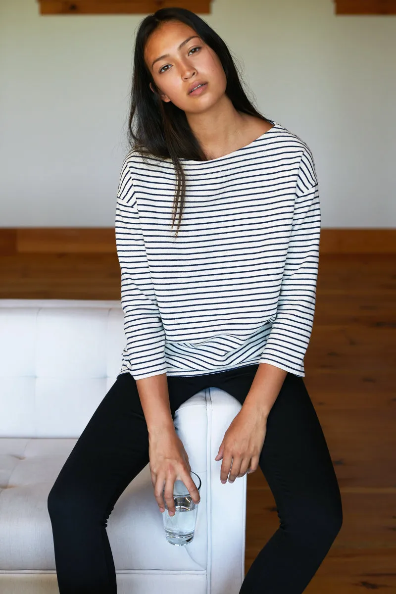 Sailor Top - Black Stripe sold by Emerson Fry