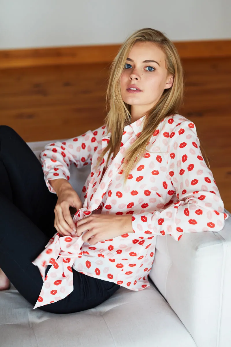 Ribbons Blouse - Lipstick sold by Emerson Fry product image thumbnail 2