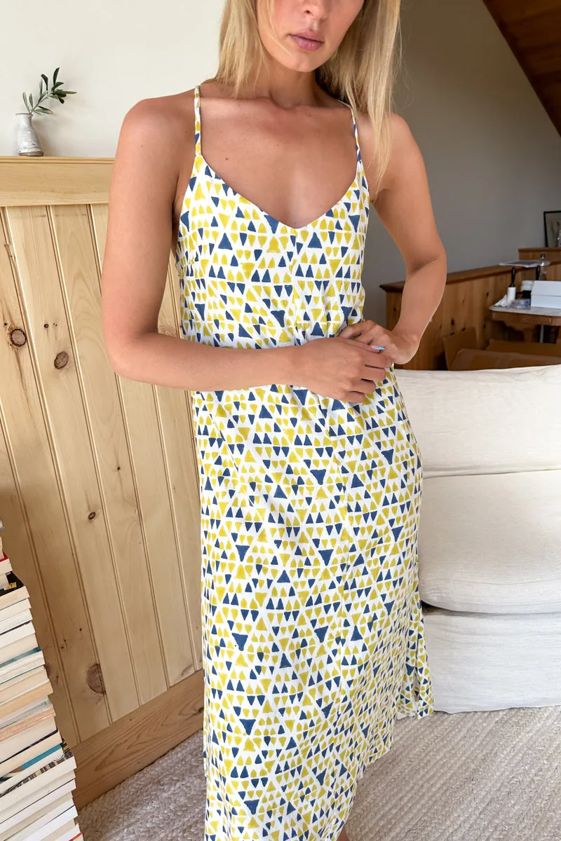 Front Seam Dress - Sand Castles Saffron sold by Emerson Fry product image thumbnail 2