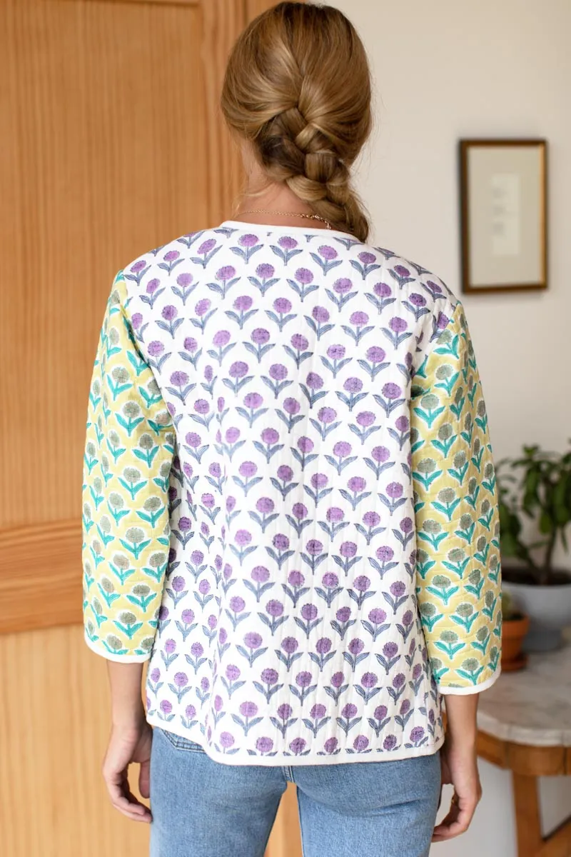 India Quilted Jacket - Frances Patchwork Organic sold by Emerson Fry product image thumbnail 5