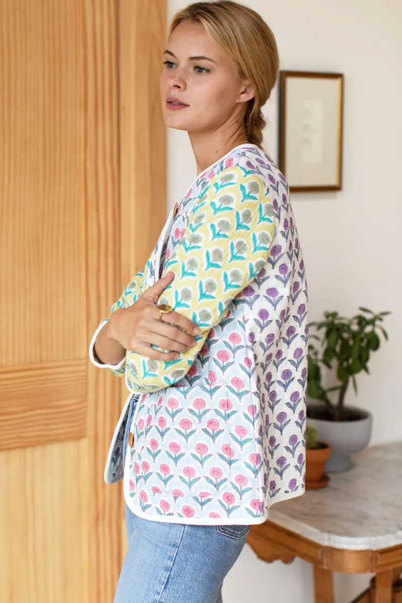 India Quilted Jacket - Frances Patchwork Organic sold by Emerson Fry product image thumbnail 3