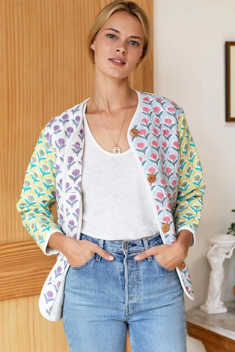 India Quilted Jacket - Frances Patchwork Organic sold by Emerson Fry product image thumbnail 2
