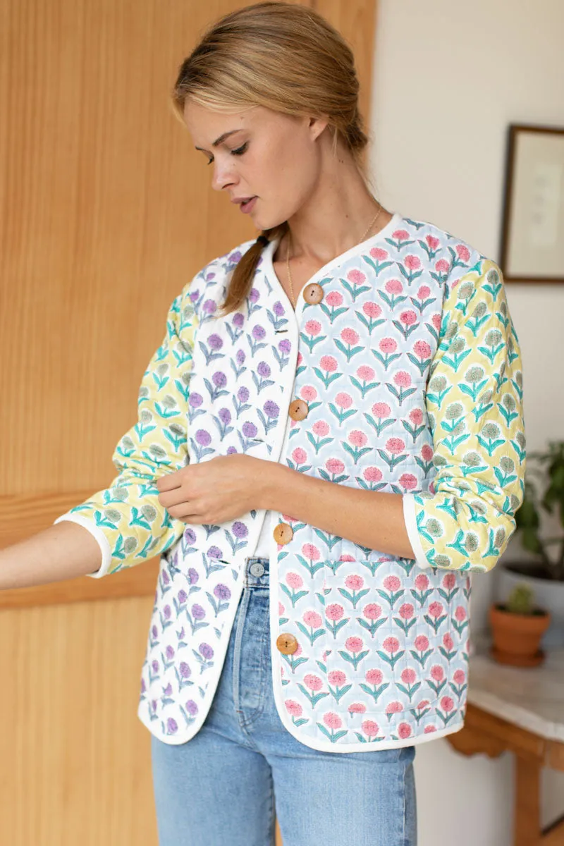 India Quilted Jacket - Frances Patchwork Organic sold by Emerson Fry product image thumbnail 4