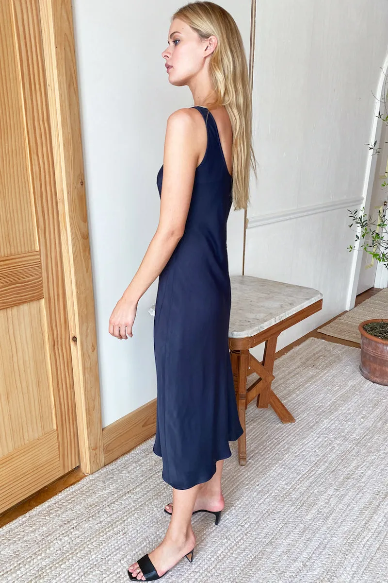 Bias Cut Dress - Midnight Satin sold by Emerson Fry product image thumbnail 5