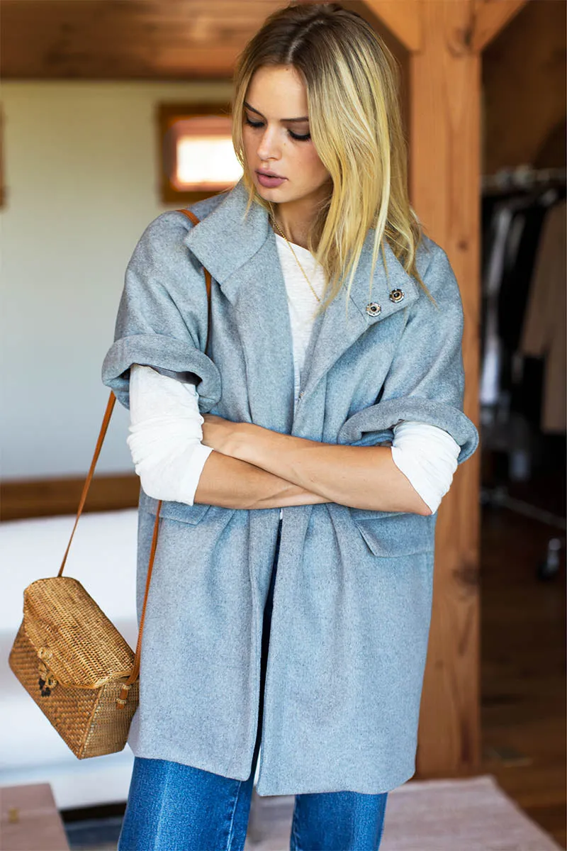 Layering Jacket - Grey Wool Cashmere sold by Emerson Fry product image thumbnail 4