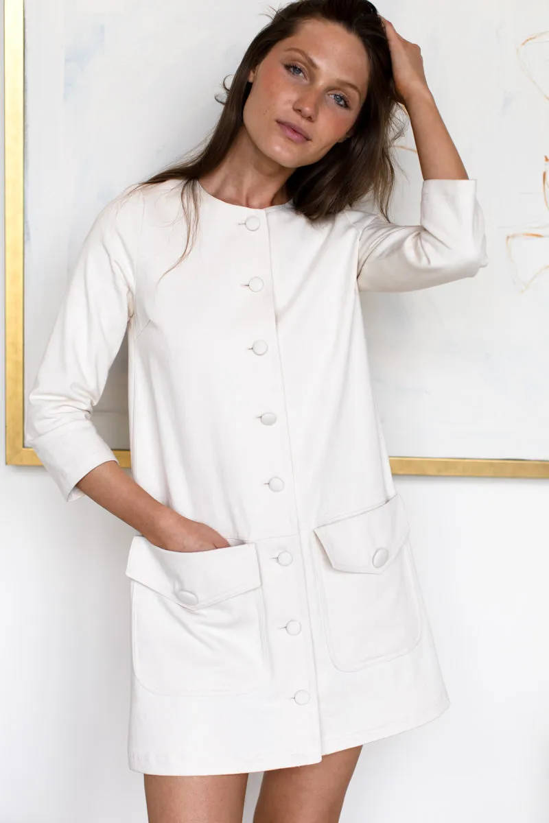 Gio Mod Dress - Salt sold by Emerson Fry product image thumbnail 3