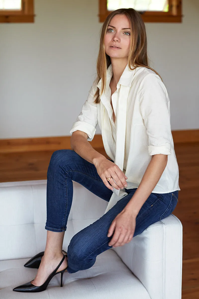 Ribbons Blouse - Ecru 2 Tie sold by Emerson Fry product image thumbnail 3