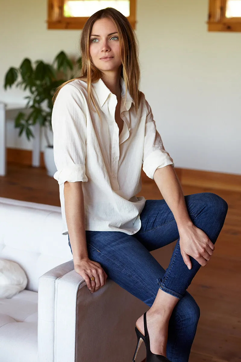 Ribbons Blouse - Ecru 2 Tie sold by Emerson Fry