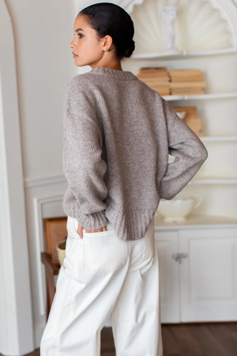 Cozy Sweater - Fog Grey Melange sold by Emerson Fry product image thumbnail 4