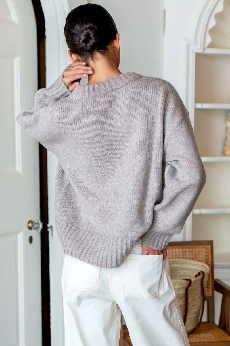 Cozy Sweater - Fog Grey Melange sold by Emerson Fry product image thumbnail 2
