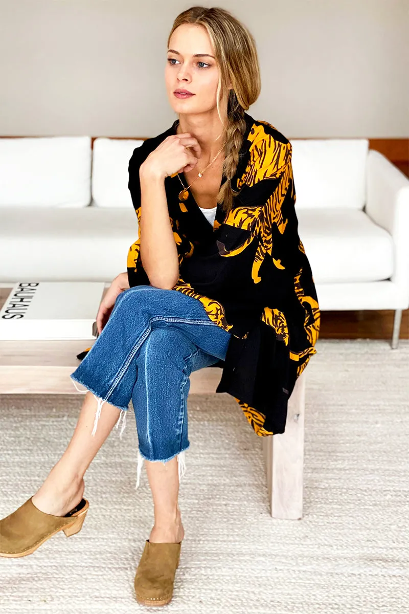 Fete Layering Top - Tigers sold by Emerson Fry product image thumbnail 3