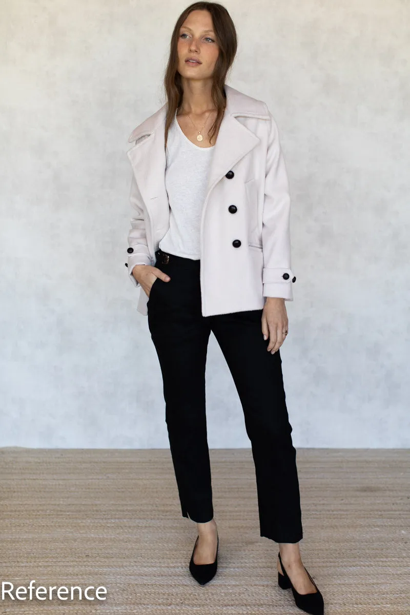 Pull Tab Ankle Pant - Black Linen sold by Emerson Fry product image thumbnail 3