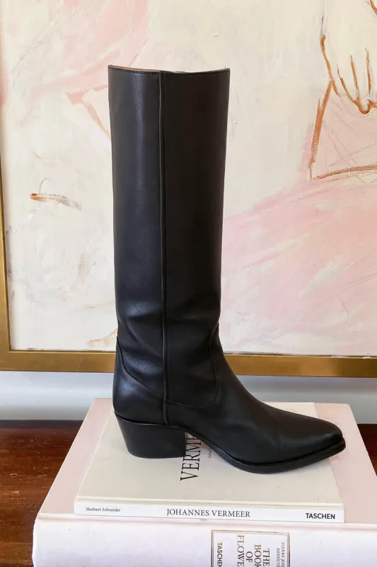 Tall Boot - Black Leather sold by Emerson Fry