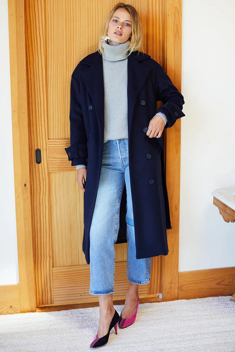 Thompson Coat - Navy sold by Emerson Fry product image thumbnail 2