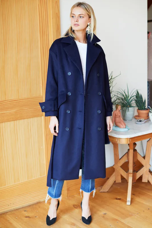 Thompson Coat - Navy sold by Emerson Fry