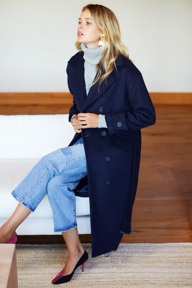 Thompson Coat - Navy sold by Emerson Fry product image thumbnail 5