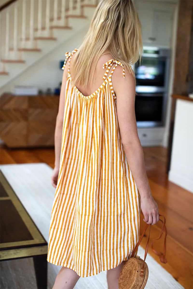 Mae Sundress - Marigold Stripe sold by Emerson Fry product image thumbnail 3