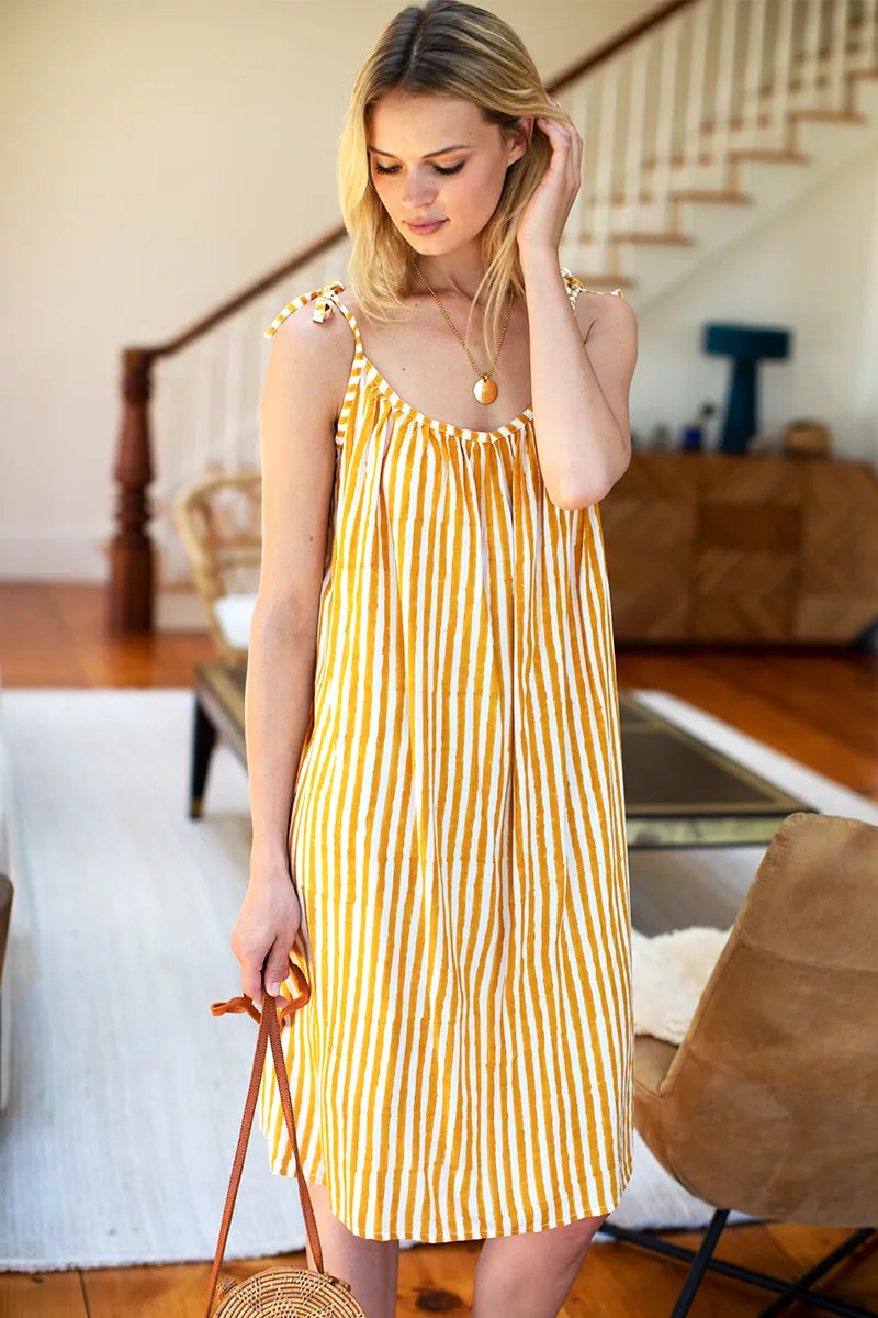 Mae Sundress - Marigold Stripe sold by Emerson Fry product image thumbnail 5