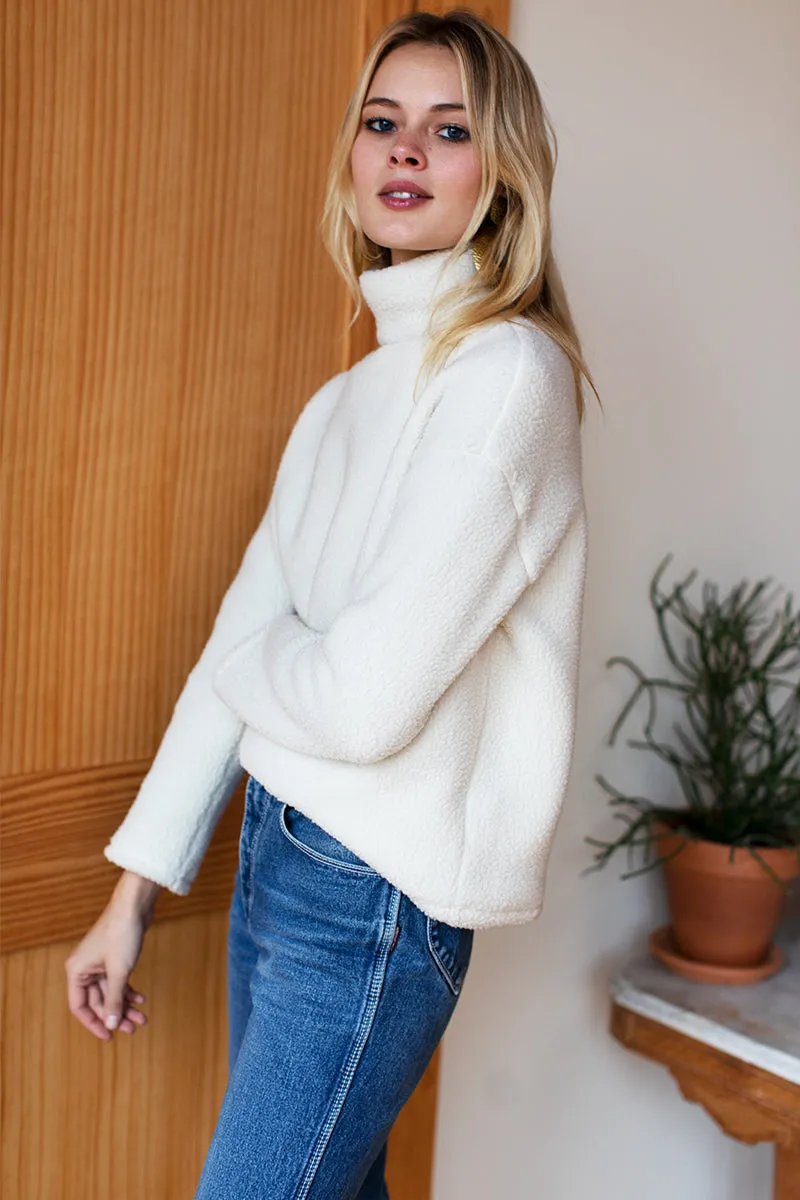 Edie Top - Ivory Fleece sold by Emerson Fry product image thumbnail 2