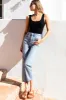 Vintage Stovepipe Ankle - Washed Indigo sold by Emerson Fry