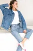 Vintage Stovepipe Ankle - Washed Indigo sold by Emerson Fry