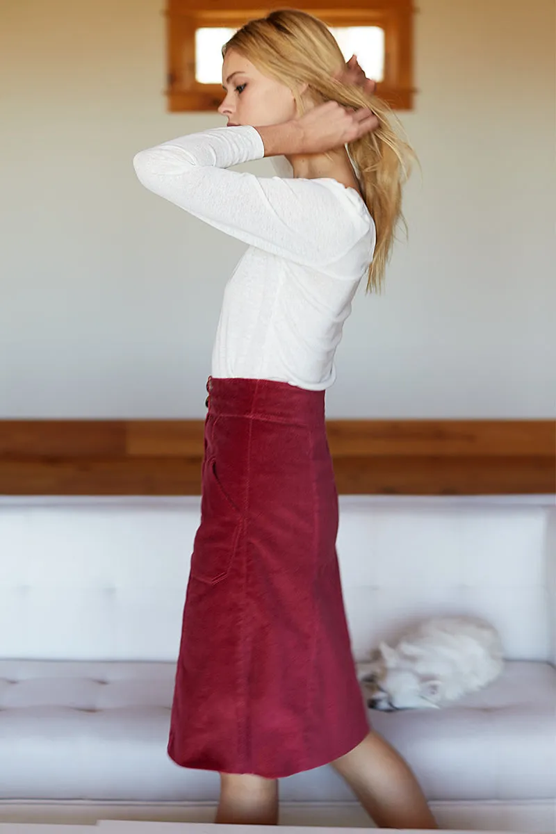 Margot Skirt - Vintage Red sold by Emerson Fry product image thumbnail 3