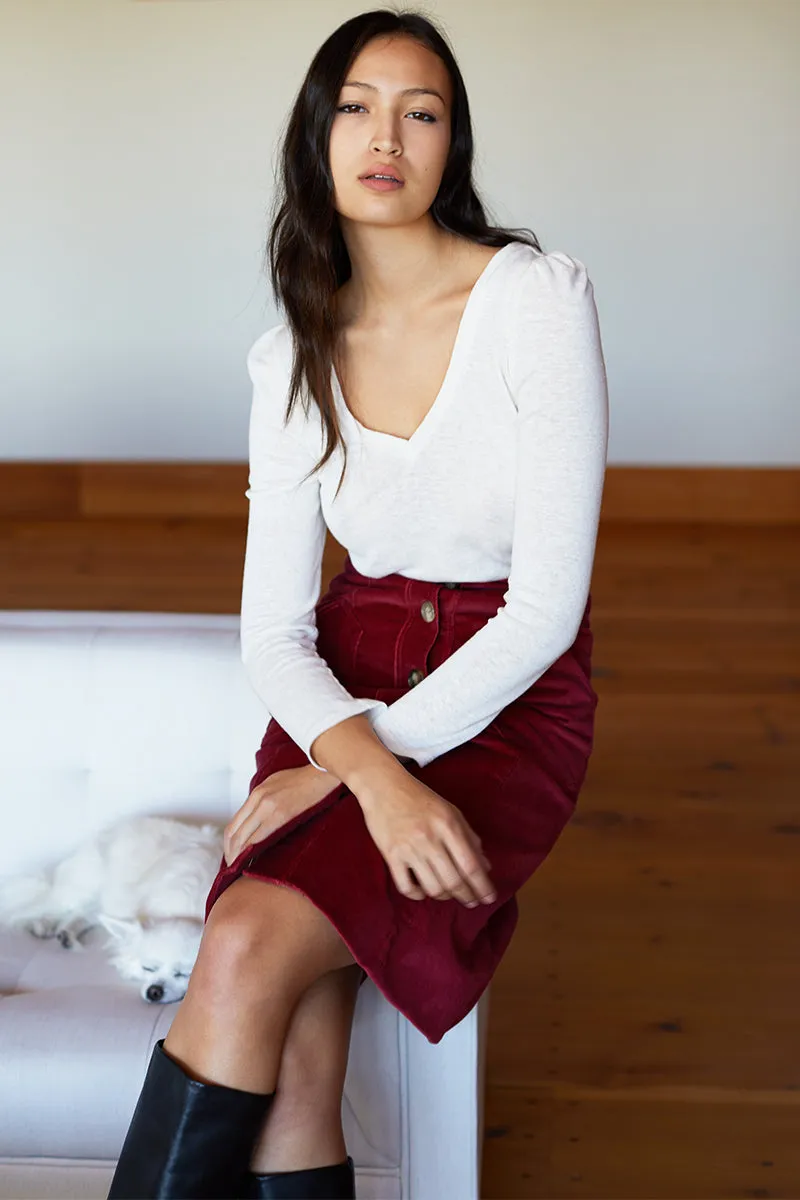 Margot Skirt - Vintage Red sold by Emerson Fry