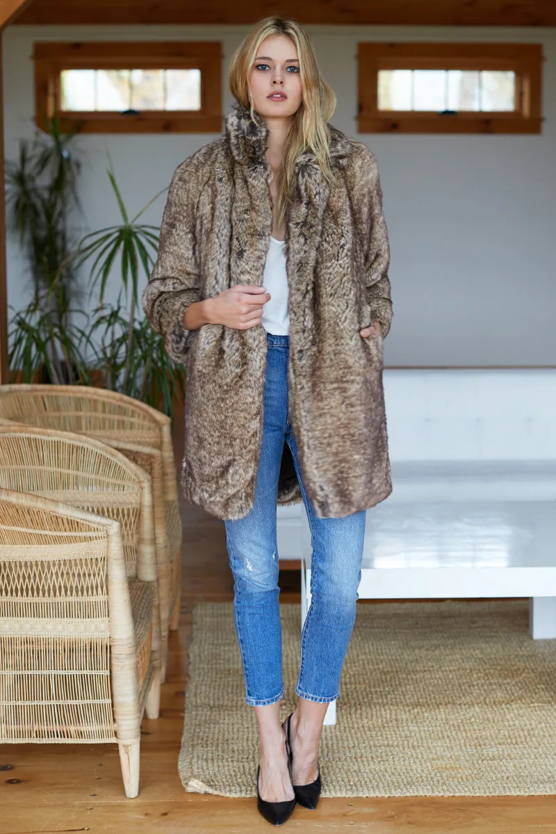 Big Faux Fur Coat sold by Emerson Fry product image thumbnail 2