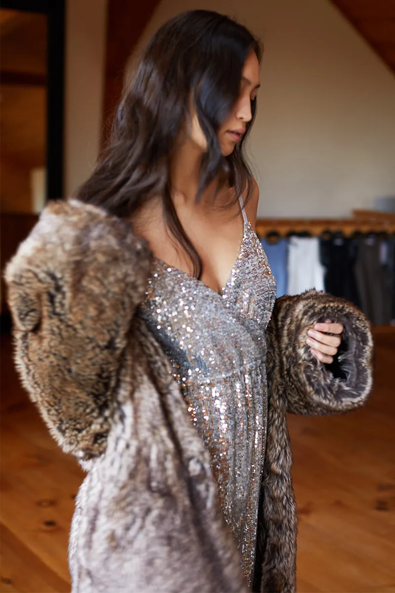 Big Faux Fur Coat sold by Emerson Fry product image thumbnail 3