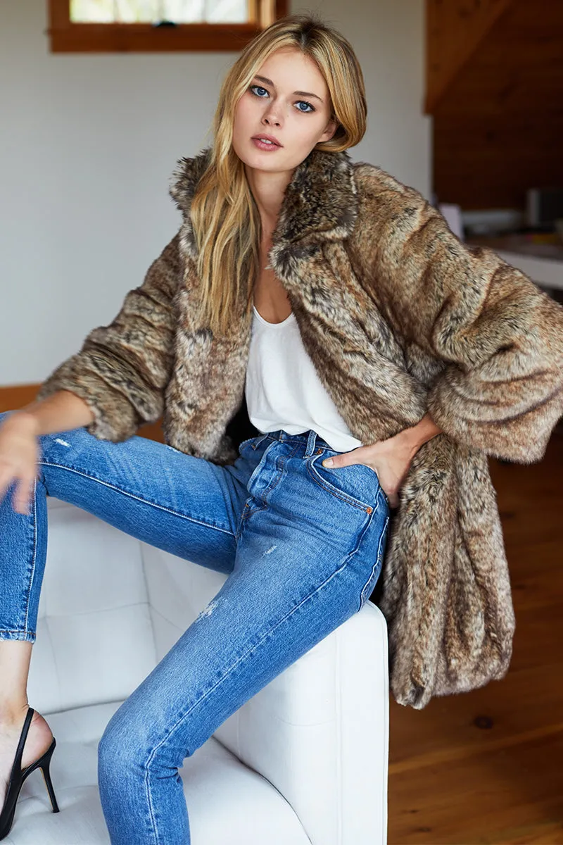 Big Faux Fur Coat sold by Emerson Fry product image thumbnail 4