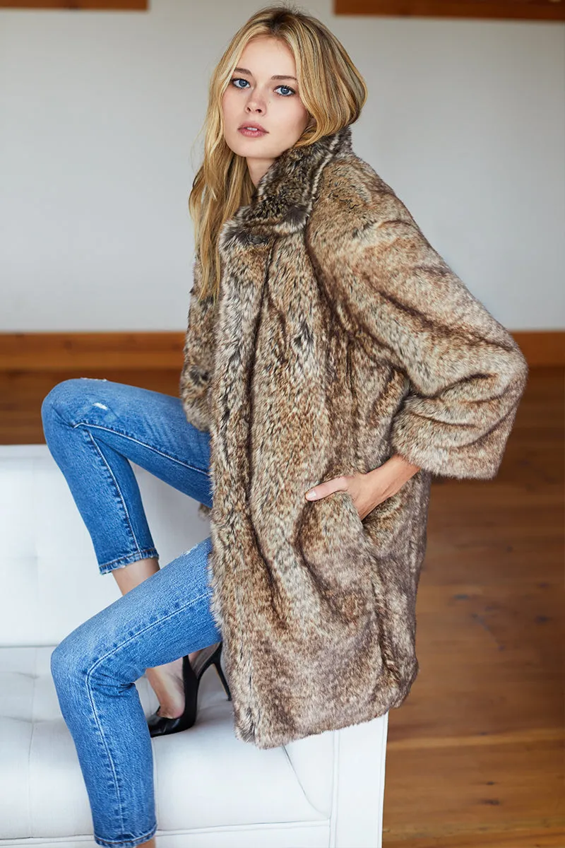 Big Faux Fur Coat sold by Emerson Fry product image thumbnail 5