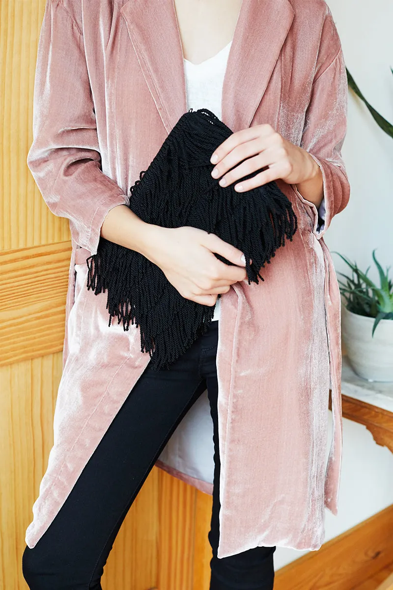 Fringe Clutch - Black sold by Emerson Fry product image thumbnail 3