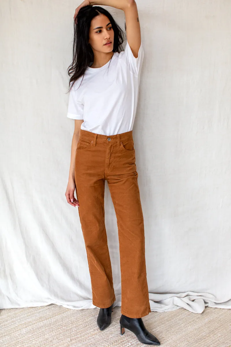 Treasure Straight - Camel Corduroy sold by Emerson Fry