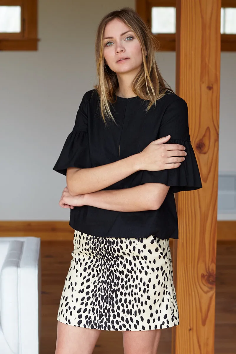 Mod Ruffle Top - Black sold by Emerson Fry product image thumbnail 4