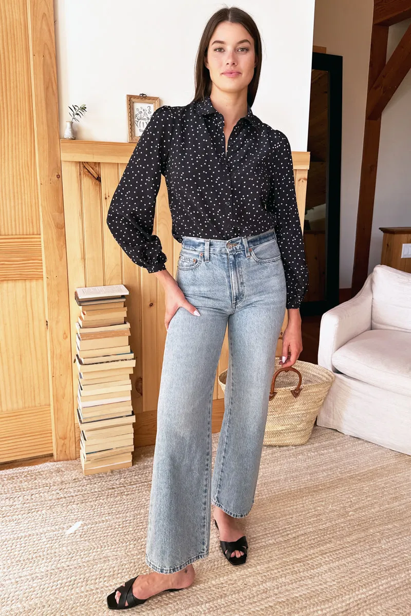 Frankie Blouse - Forget Me Nots Black sold by Emerson Fry product image thumbnail 5