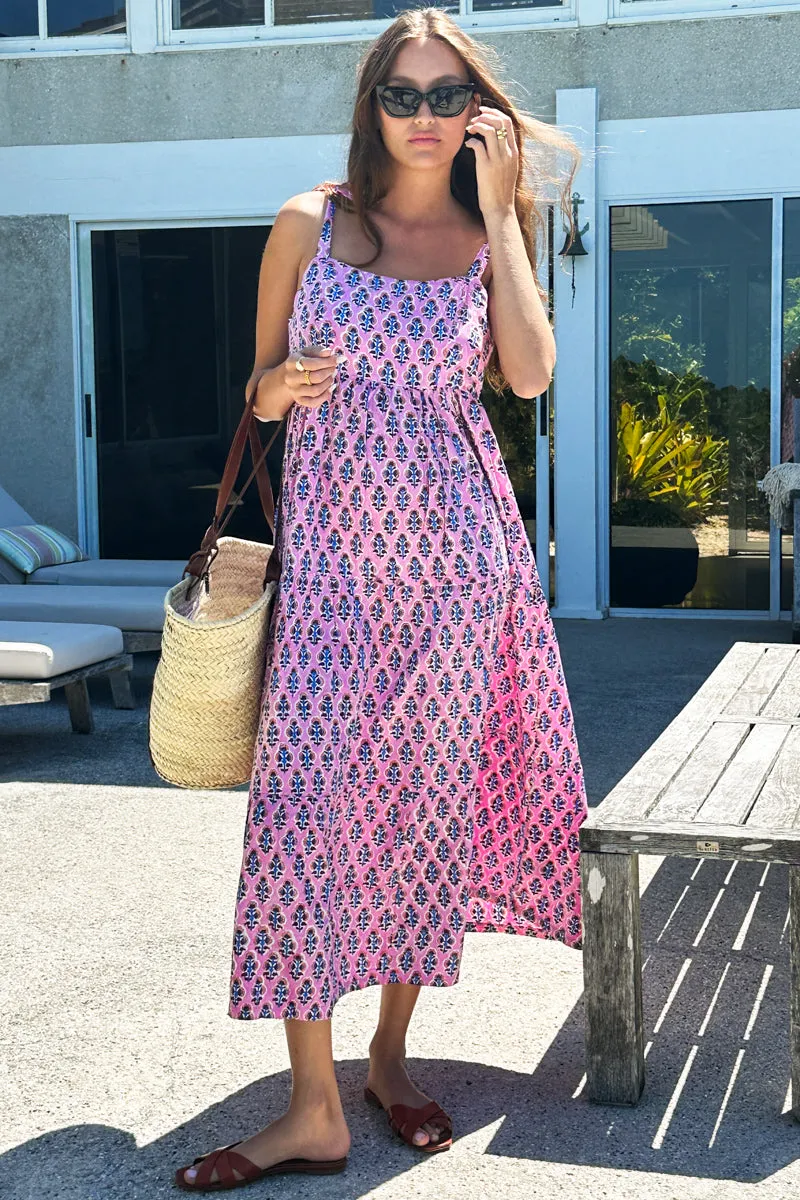 Sara Tier Dress - Day Flowers Aurora Pink sold by Emerson Fry product image thumbnail 5